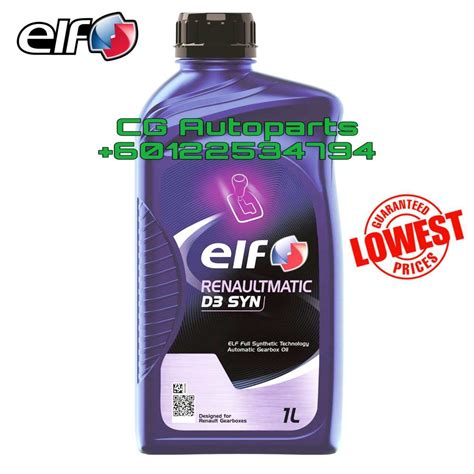 Proton Savvy Gearbox Oil Renaultmatic Elf D Syn Lazada