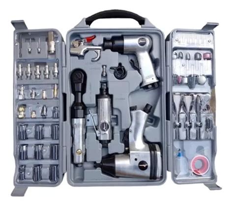 Set Kit Herramientas Neumaticas Konan 71 Piezas 1 2 1 4