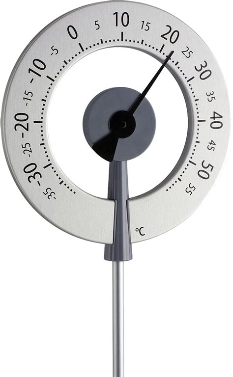 Spetebo Xxl Au Enthermometer Mit Solar Leuchte Cm