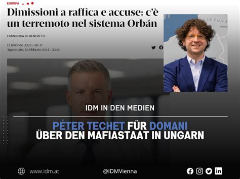 Péter Techet über den Mafiastaat in Ungarn IDM