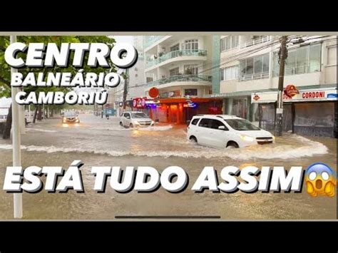 Balneário Camboriú entra em estado de atenção por causa da chuva e