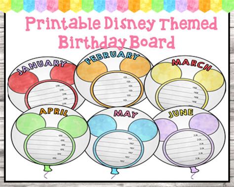 Printable Birthday Board - Etsy