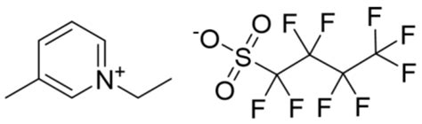 Structure Of 1 Ethyl 3 Methylpyridinium Perfluorobutanesulfonate