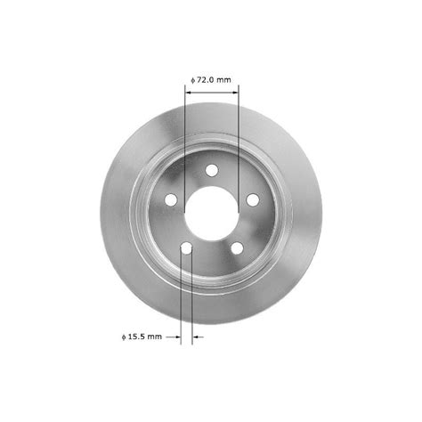 Tarcza Hamulcowa Tylna Prt Bendix Premium Jeep Grand Cherokee