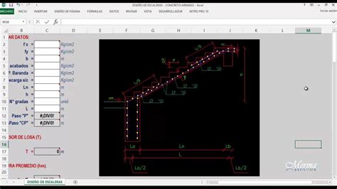 Diseño De Escaleras De Concreto Armado En Excel