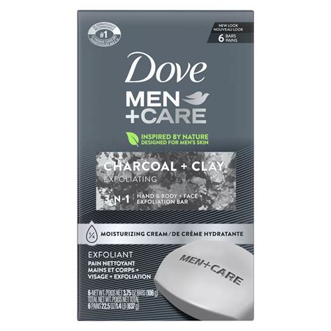 Dove Men Care Care Body And Face Bar Charcoal Clay Shop Hand