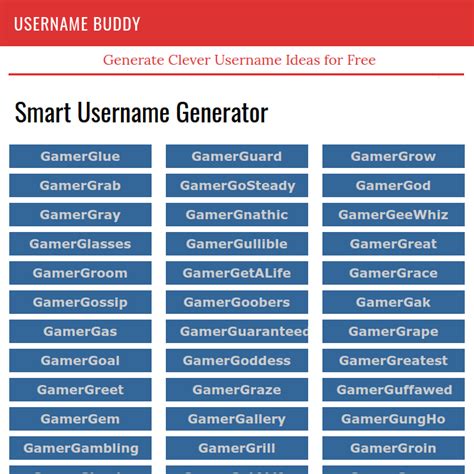 Smart Username Generator Get Free Ideas Instantly