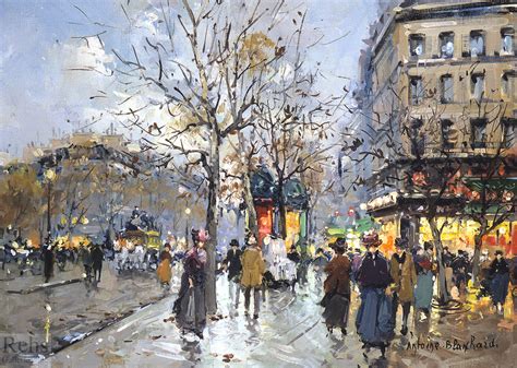 boulevard-haussmann-1 by Antoine Blanchard - Totally History