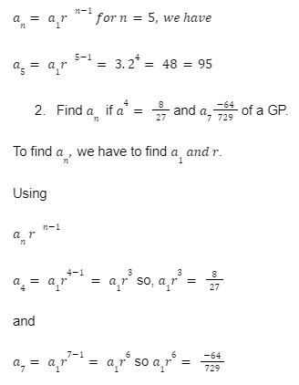 Notes on Geometric Progression Examples