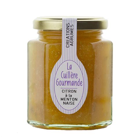 Confiture Artisanale Citron à la Mentonnaise 225g Petit Primeur