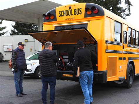 School Districts First Electric Bus Rolls Onto The Island Mercer