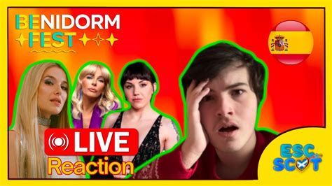 Benidorm Fest 2024 Semi Final 1 LIVE REACTION Spain Eurovision