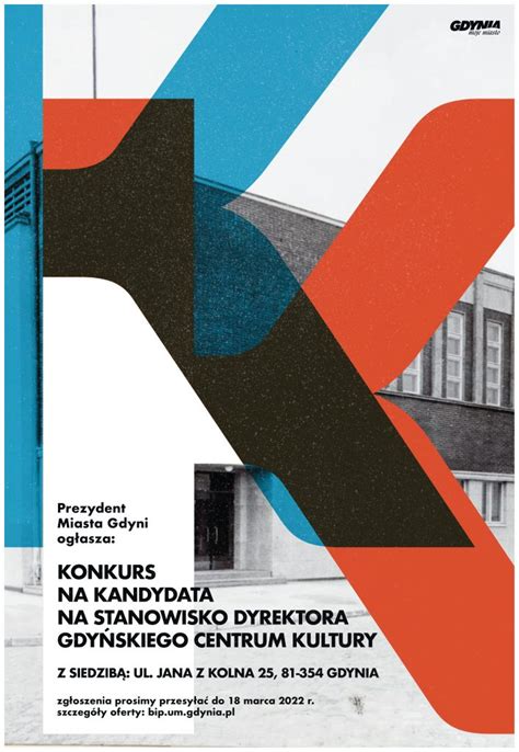 Konkurs Na Kandydata Na Stanowisko Dyrektora Gdy Skiego Centrum Kultury