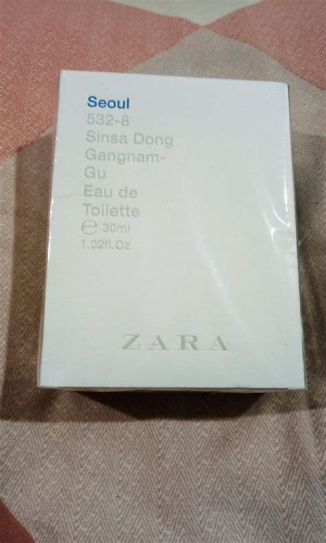 Zara Seoul Sinsa Dong Gangnam Gu For Men Edt Fragrance Ml New