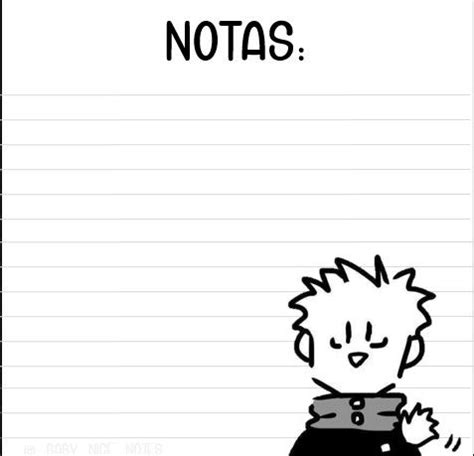 Notas Anime Notas Imprimibles Notas Anime