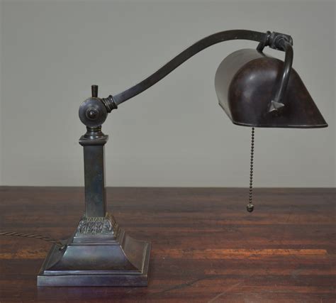 Antique & Reclaimed listings Antique Bronze Bankers Desk Table Lamp ...