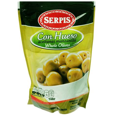 Serpis Aceitunas Manzanilla Con Hueso G Almacen Do