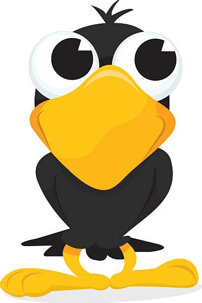 Royalty Free Cute Crow Clip Art Vector Images And Illustrations Istock