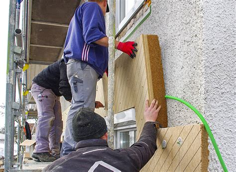 Innovative Holzfaserdämmung für Fassade UdiRECO SYSTEM