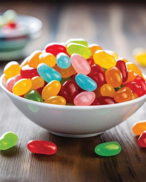 Premium Photo | Ideal for those with a sweet tooth these jelly beans ...
