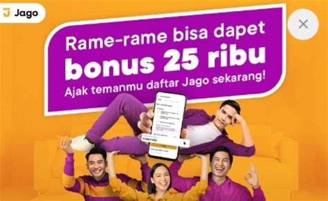 Kode Referral Bank Jago Klaim Bonus Uang Tunai Langsung Cair