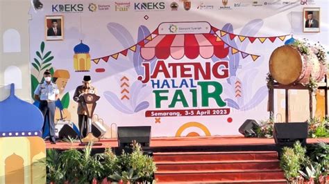 Hadiri Jateng Halal Fair Wagub Ingatkan Pentingnya Potensi Halal Dan