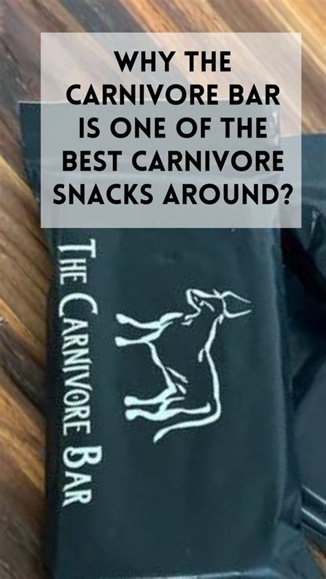 Why The Carnivore Bar Is One Of The Best Carnivore Snacks Around