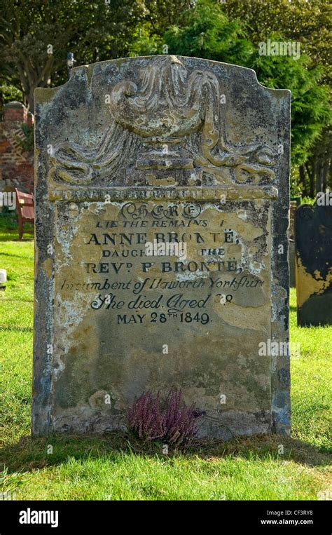 Anne Bronte Gravestone Hi Res Stock Photography And Images Alamy