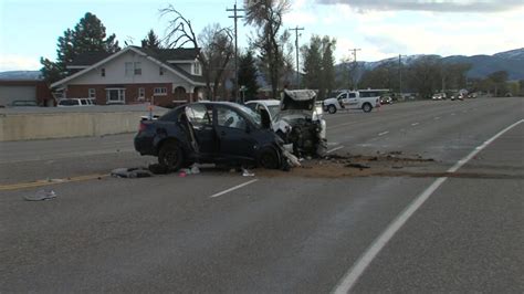 A Head On Crash Sends Two The Hospital Friday Evening In Logan