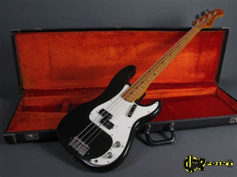 Fender Precision P Bass 1972 Black Bass For Sale Guitarpoint