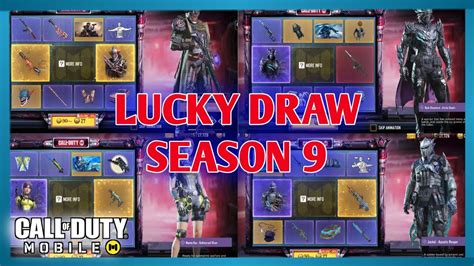 TODAS LAS RULETAS TEMPORADA 9 ALL LUCKY DRAW SEASON 8 CODMOBILE