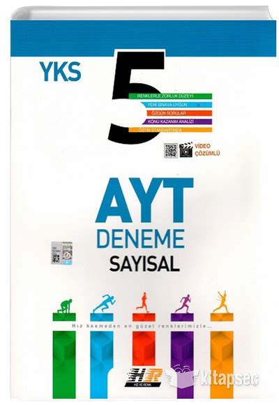 AYT Sayısal 5 li Deneme Hız ve Renk Yayınları 9786057530578