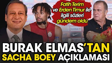 Galatasaray Eski Ba Kan Burak Elmas Tan Fla Boey A Klamas Fatih