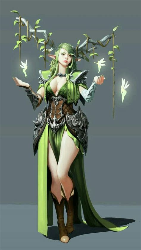 Female Elf Druid Pathfinder Pfrpg Dnd Dandd D20 Fantasy Female Elf