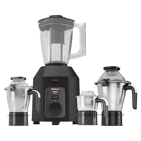 Buy HAVELLS Hexo Plus 1100 Watt 4 Jars Mixer Grinder Black Online Croma