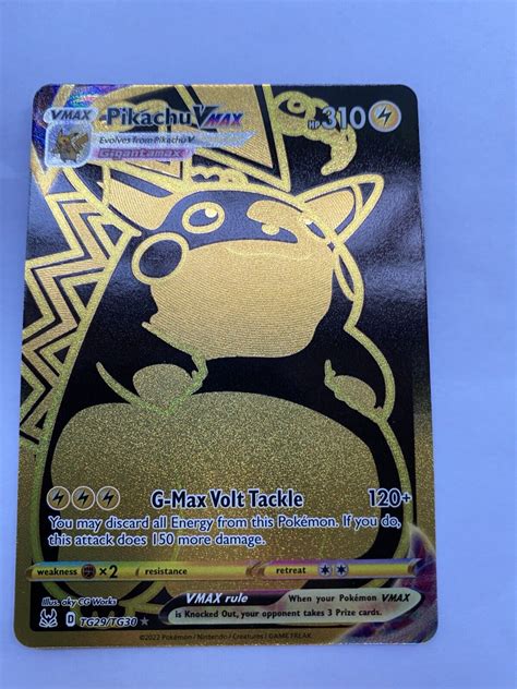 Pikachu Vmax Tg Tg Full Art Lost Origin Trainer Gallery Pokemon Nm