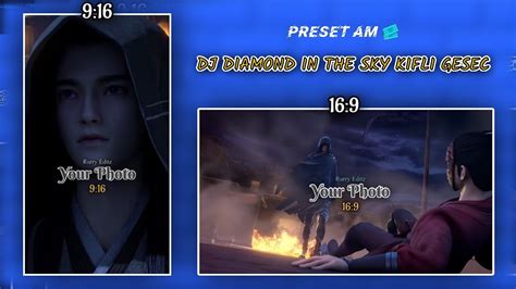 PRESET ALIGHT MOTION 9 16 16 9 Dj Diamond In The Sky Kifli Gesec