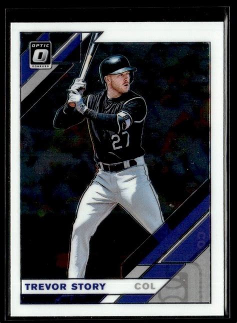 2019 Donruss Optic Trevor Story Colorado Rockies 185 EBay