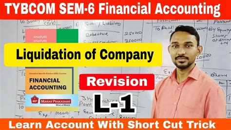 Tybcom Sem Liquidation Of Company Revision Lecture Youtube