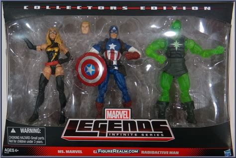 Ms Marvel Captain America Radioactive Man Marvel Legends