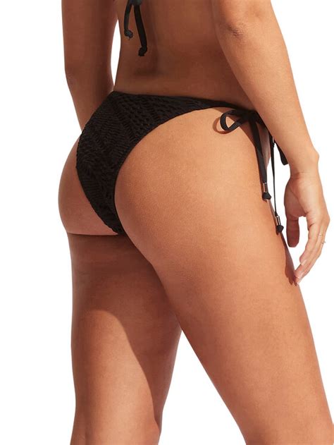 Seafolly Bikini Unterteil Schwarz Modivo De