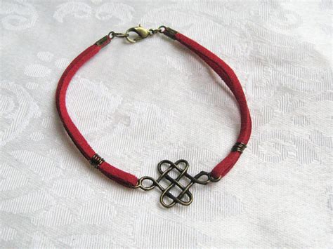 Celtic Knot Love Bracelet Friendship Antiqued Bronze - Etsy