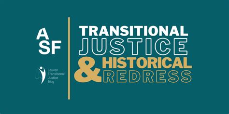 Transitional Justice And Historical Redress Avocats Sans Frontières