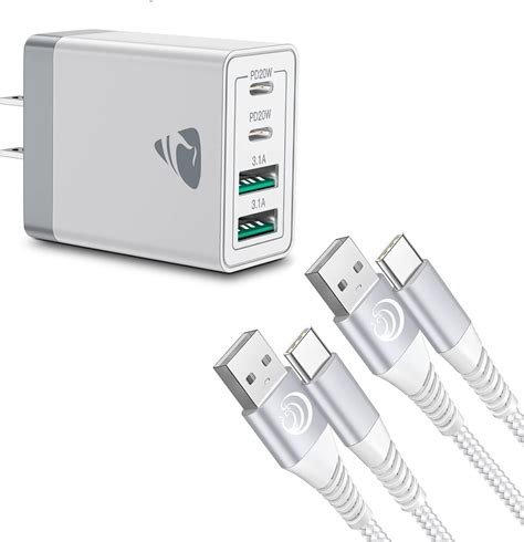 Amazon Aioneus 40W 4 Port USB C Wall Charger 6FT USB Type C