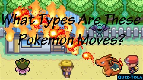 Can You Name What Type These Pokemon Moves Are? | Quiz Tola