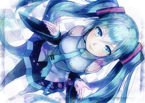 【初音ミク】水彩塗りタッチが綺麗なイラスト壁紙【ボカロ画像】