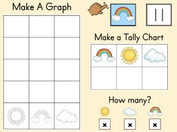 Count Tally Graph KINDERGARTEN Data Graphing Google Classroom Distance ...