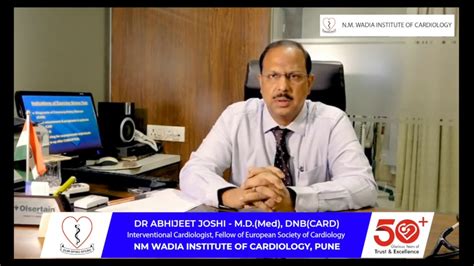 Watch Dr Abhijeet Joshi Our Veteran Interventional Cardiologist Speak