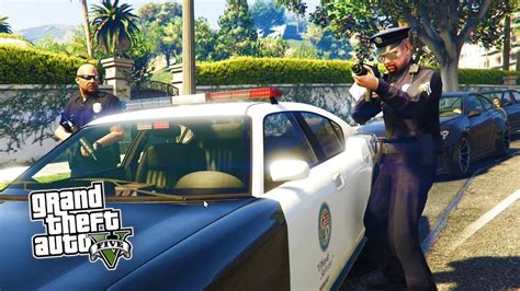 HOW TO BECOME A COP IN GTA 5 PS4 YouTube