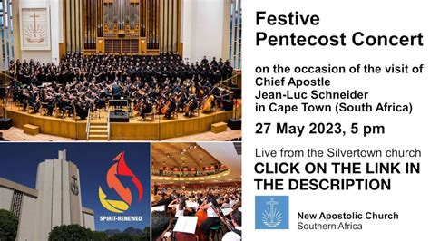 Festive Concert At Pentecost Broadcast From Cape Town South Africa New